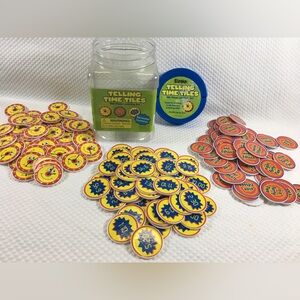 Learning Playground Telling Time Chips 175 Piece Learning Set Ages 3 & Up
